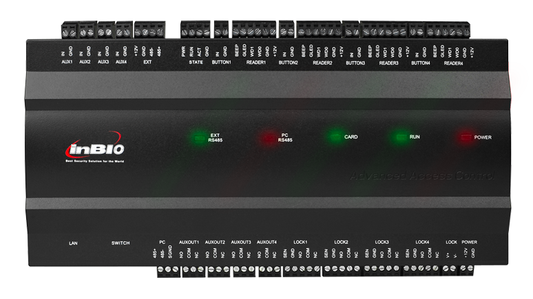 Panel de control ZK InBio